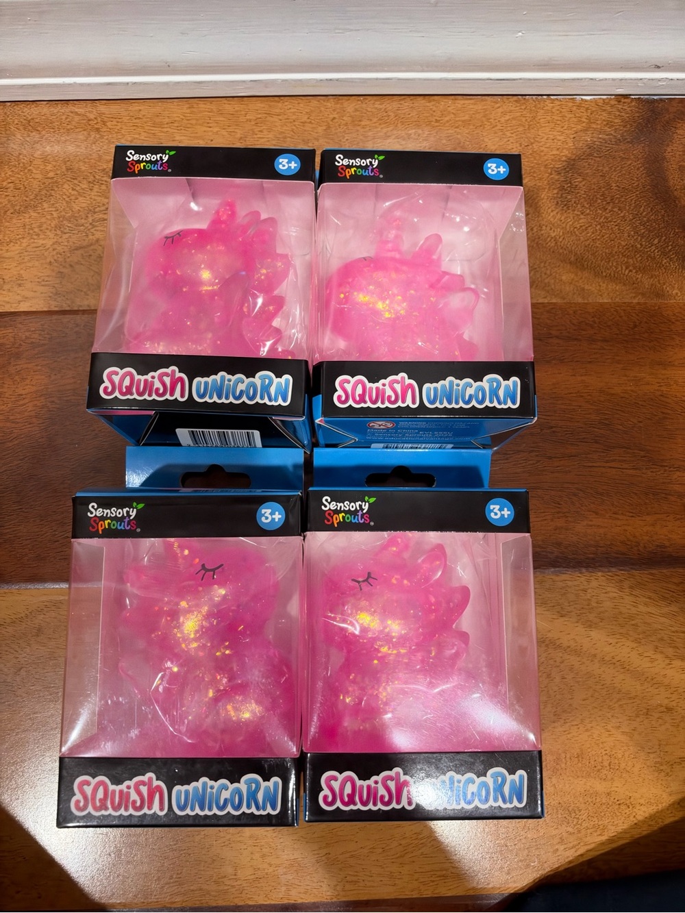 Squishy Pink Squish Unicorn bundle of 4